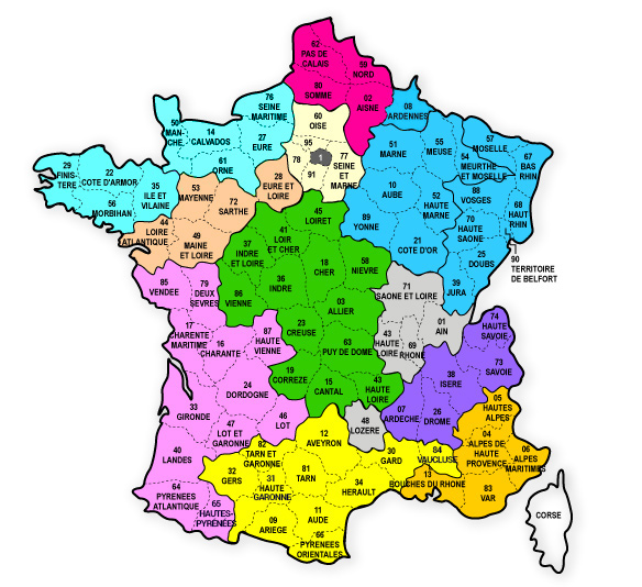 Carte de France