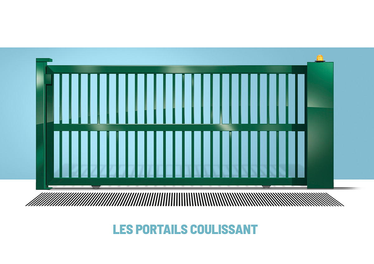 Les portails coulissant