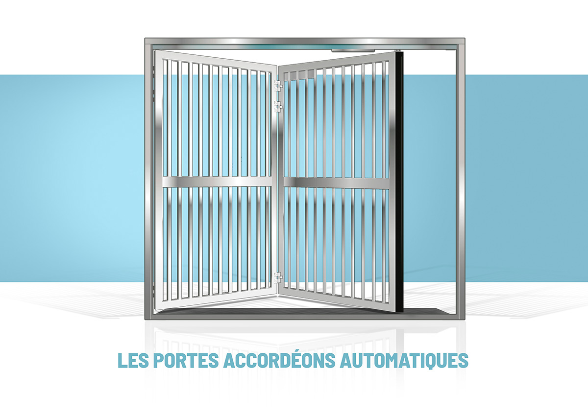 Les portes accordéons automatiques